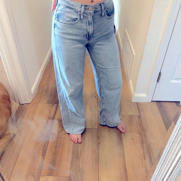 GAP Denim - GAP Denim Light Blue Wide-Leg Jeans